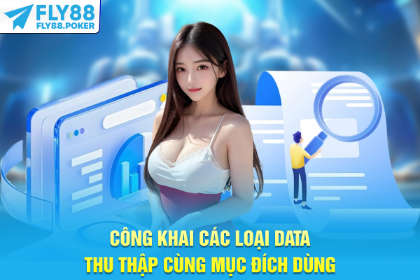 Chính Sách Bảo Mật Cam Kết An Toàn Dữ Liệu SSL Từ FLY88 7 Công khai các loại data thu thập cùng mục đích dùng